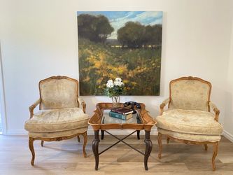 French traditional style armchairs