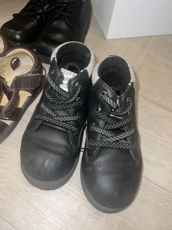 Oshkosh Black Boots Size 9, Brown sandals, Black Kenneth Cole Reaction 