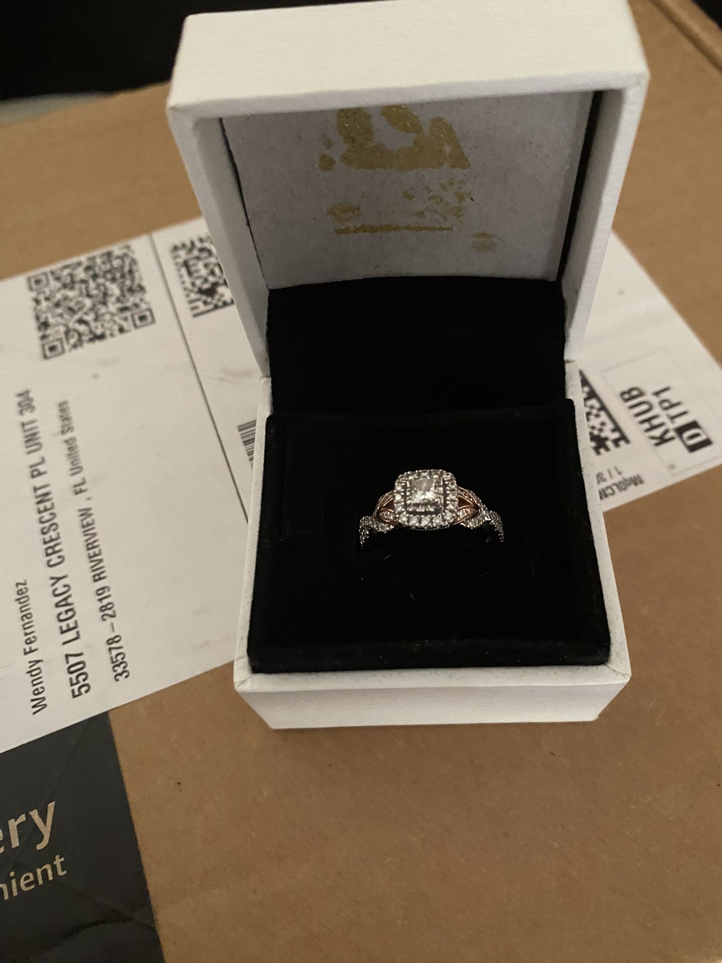 Engagement Ring  6 1/2 Size 