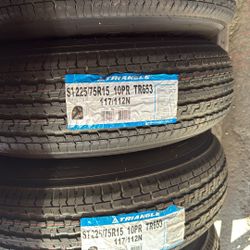 ST 225/75/15 Trailer Tires 10ply