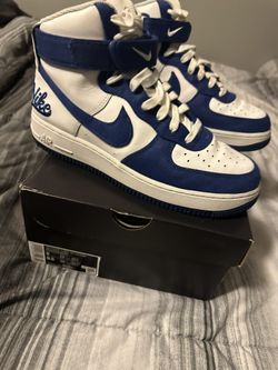 Blue Nike High Top Dodgers 