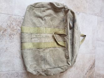 2 Vintage WWII US Army Air Force Aviators Kit Bags