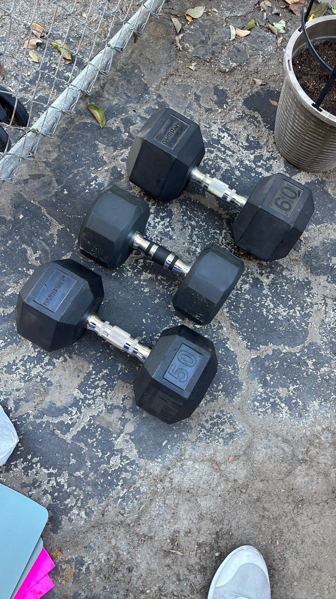3 Dumbbells 40,50 & 60