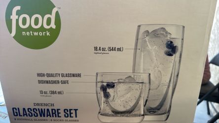 Glass Ware /drink Set 8 Pc
