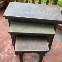Rustic Nesting Tables 