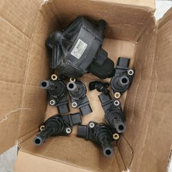 Coils, Camshaft Position Sensor, And Secondary Fan