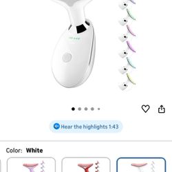 Red Light Therapy for Face, 7 Color LED Facial Light 