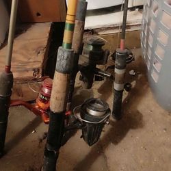 Old Fishing Poles 