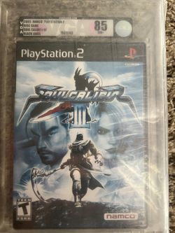 Soul Calibur III PlayStation 2 VGA Graded