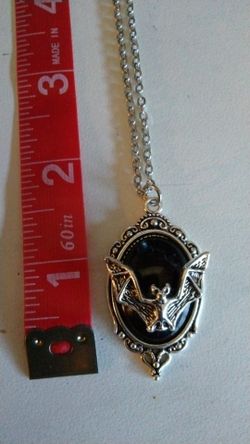Bat Pendant With Chain Necklace 