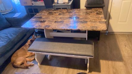 Kitchen table with 1 bench