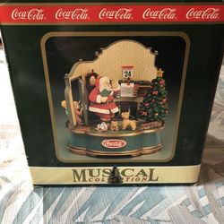 Coca Cola Musical collection, Dear Santa In Original Box.  Sound is not working
