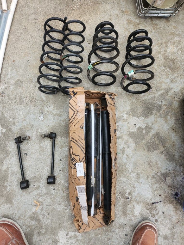 Jeep Wrangler Sport Shocks And Springs And Steer Rods