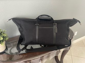 Coach black cabin bag