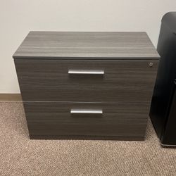 At Work Two Drawer Lateral Storage File Cabinet