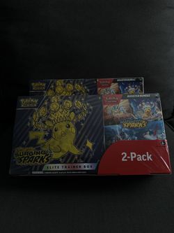 Pokemon Surging Sparks ETB + Booster Bundle Costco 2- Pack SEALED