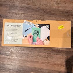 Cricut Explore 4 Smart Cutting Machine - Open Box / Used Once