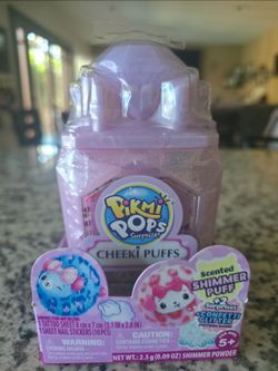 Pikmi Pops Cheeki Puffs scented shimmer puff set