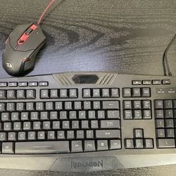 Redragon gaming keyboard with mouse