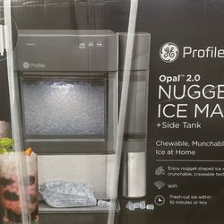 GE Opal 2.0 nugget ice maker + side tank 