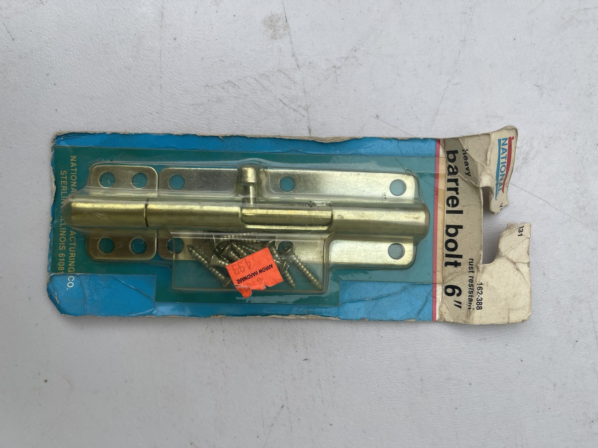 Barrel Bolt 6”