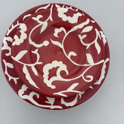 Red Plate Set