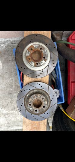 02-05 Subaru Impreza Wrx Front drilled brake rotors