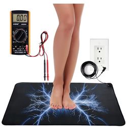 EARTHVERA Natural Grounding Mat Earthing Kit for Wellbeing, Sleep, Pain Relief