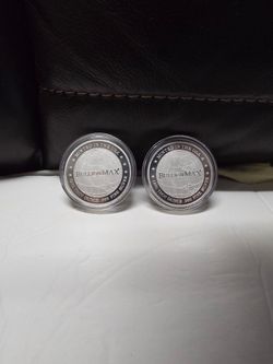 1  Troy Oz Bullionmax Silver Round .999 Fine Silver W/ Protectors