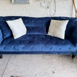 Suede Couch