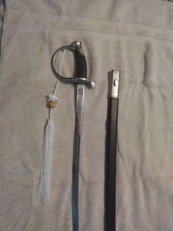 United States Navy sword with sash