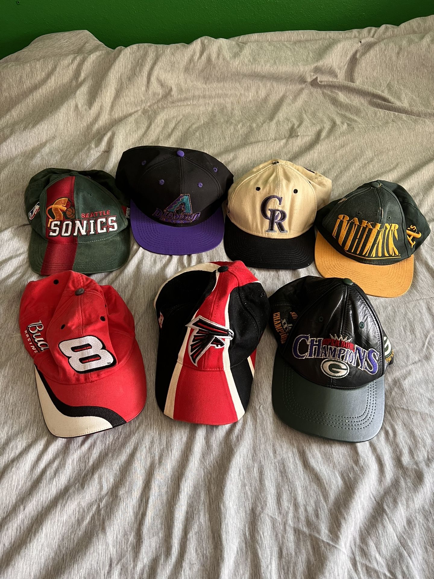 sports hats lot 