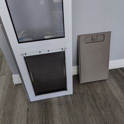 Pet Door For 90" Tall Sliding Glass Door