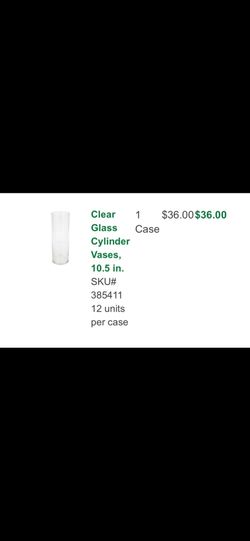 Glass vases