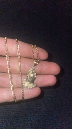 14kt chain 10kt pendant