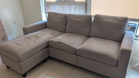 3 seater couch with adjustable lounger