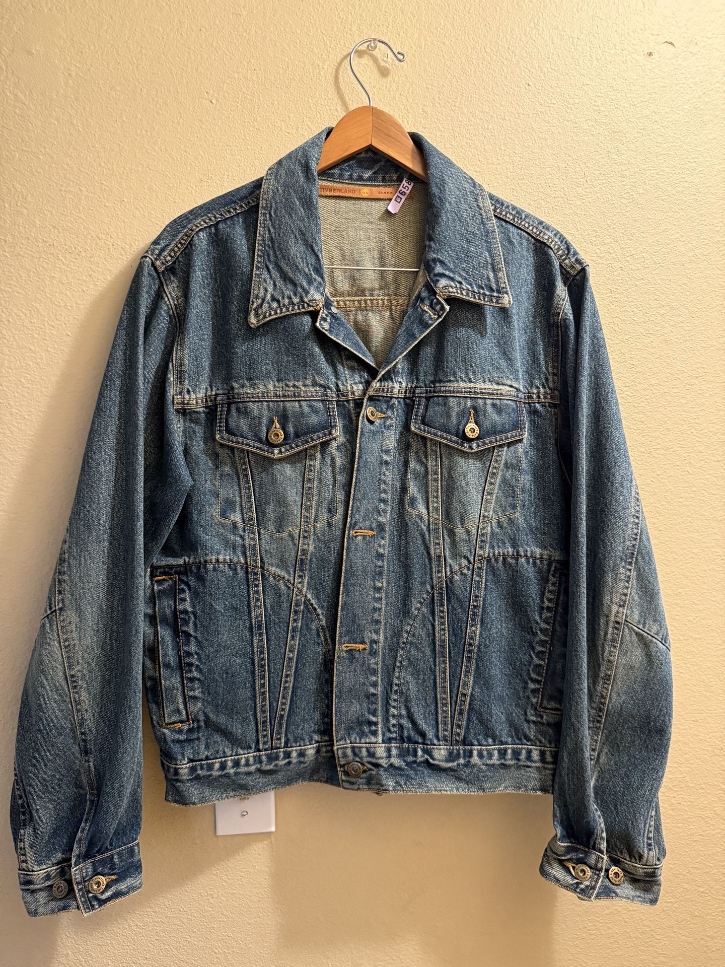 Men’s Large Denim/ Jean Timberland Jacket