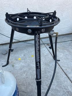 Eastman Outdoors High-Pressure Propane Burner (Adjustable Legs)