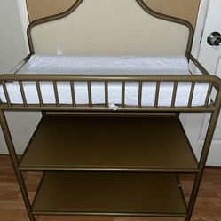 Crib and changing table