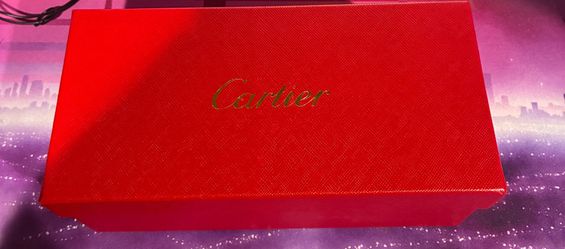 Cartier glasses with card and box