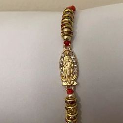 12 Catholic Rosary Bracelet Virgin Mary