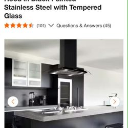 New Kitchen Island Range Hood In Box 30 In