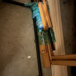 Queen Platform Bed frame And Mattress (Brand new)