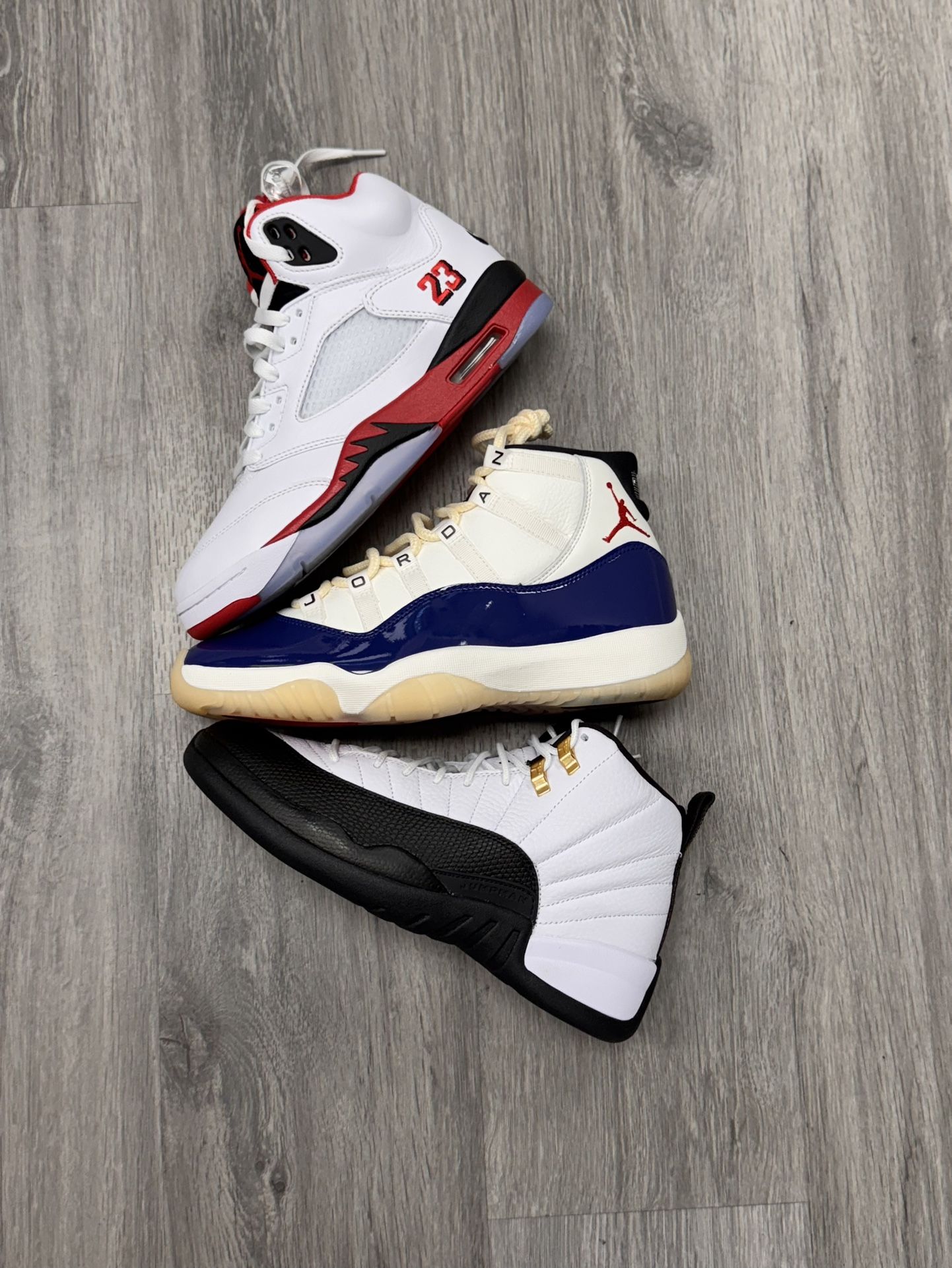 Air Jordan Retro 12  Retro 5. Retro 11