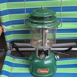 Coleman Gas Lantern With Case 