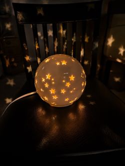 Star Globe Night Light – Cozy Warm Glow Lamp $15
