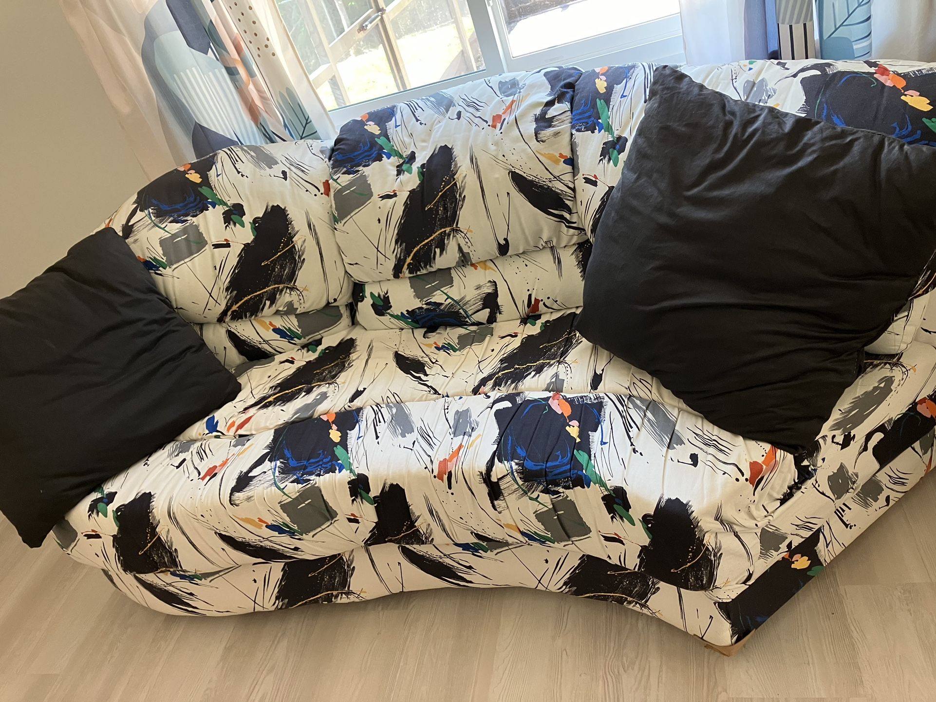 Curved Artsy Couch-OBO