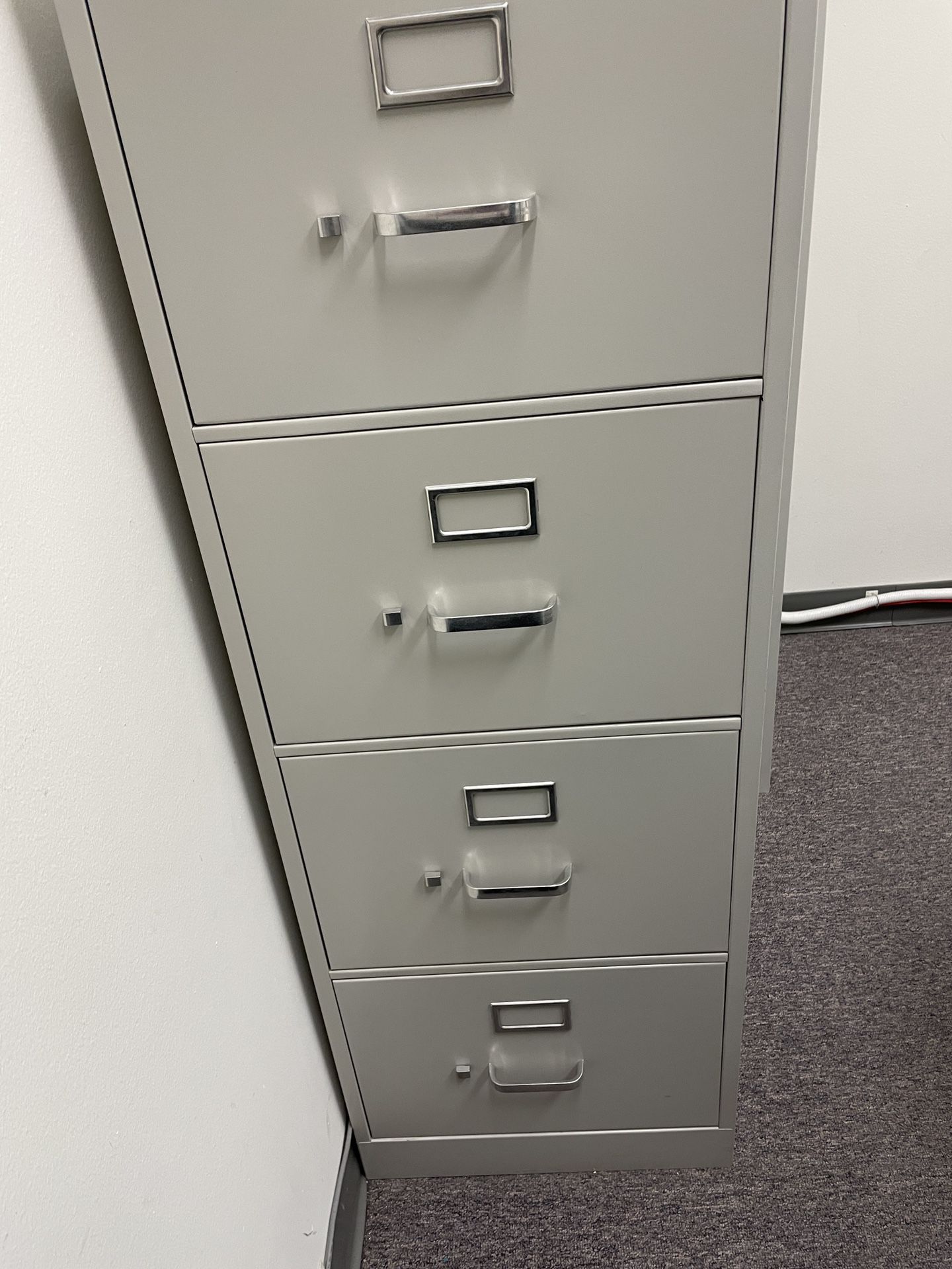 File Cabinet, 4-drawer, Legal Folder Size (18’’ Wide X 27” Deep X 52” Tall)