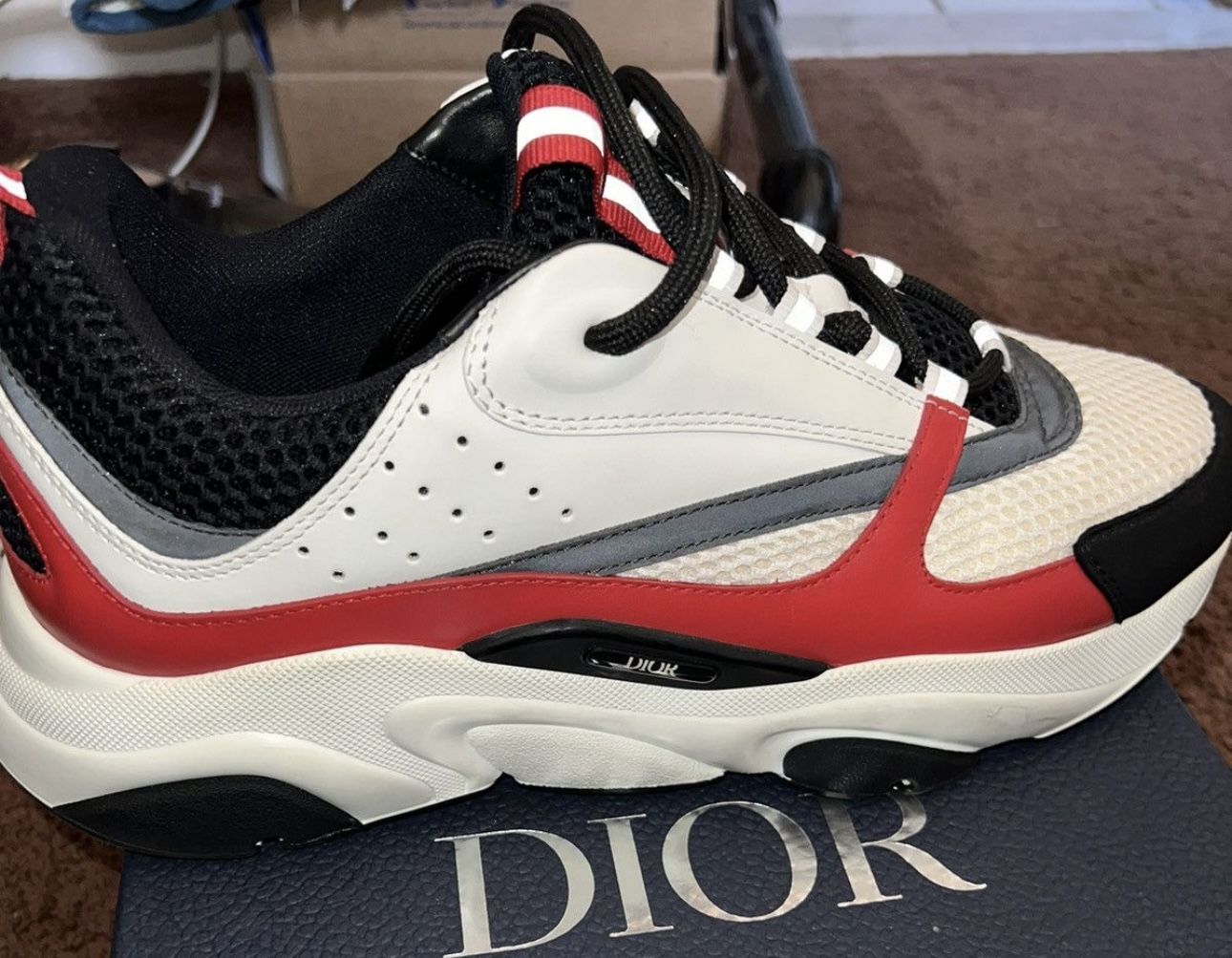 Dior B22 Black, White, Red