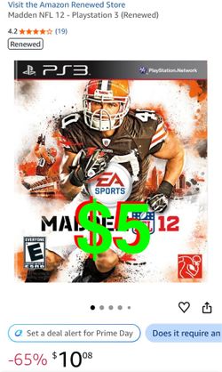 Madden NFL 12 - Playstation 3 (Renewed)